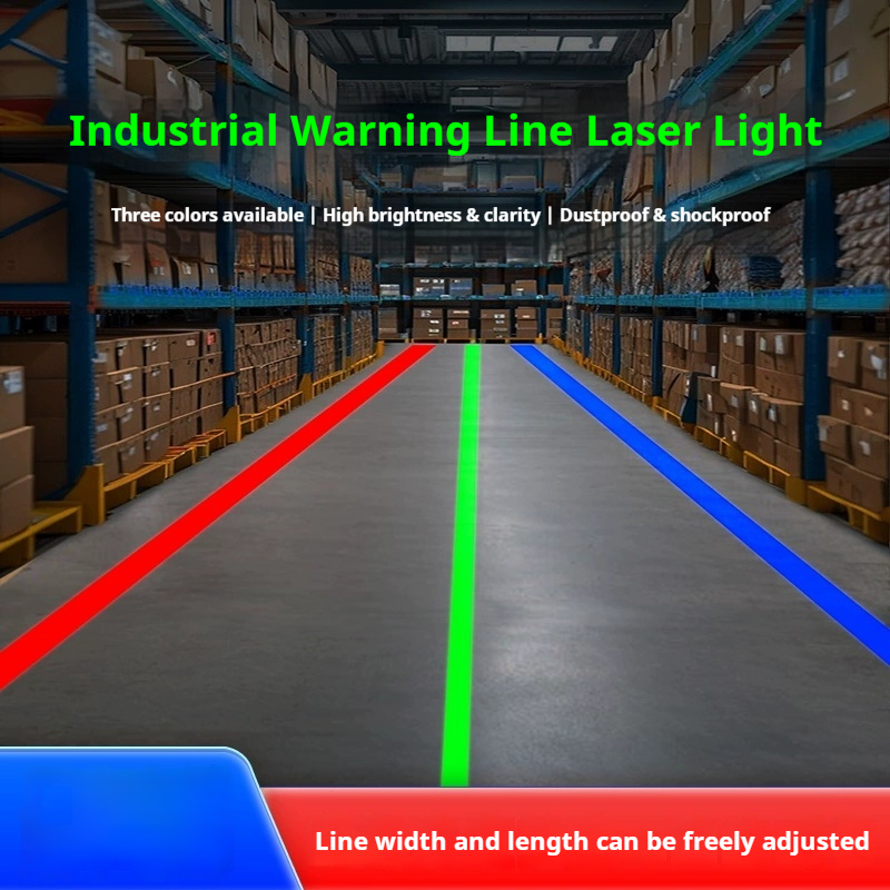 Industrial Laser Line Projector - Lampu Proyeksi Peringatan Keselamatan Laser Satu