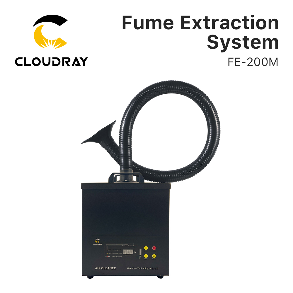 Industrial Laser Marker - Sistem Ekstraksi Asap Cloudray FE-200M Untuk