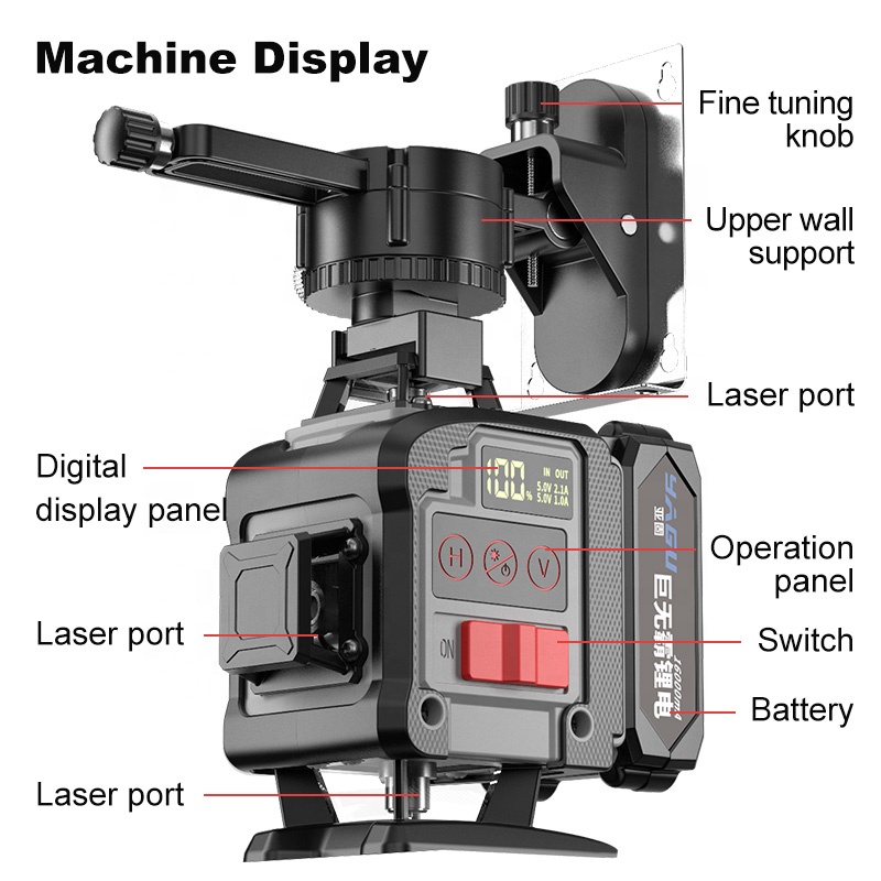Laser Level Hijau Baterai Lith - Industrial Lasers ulasan dan harga