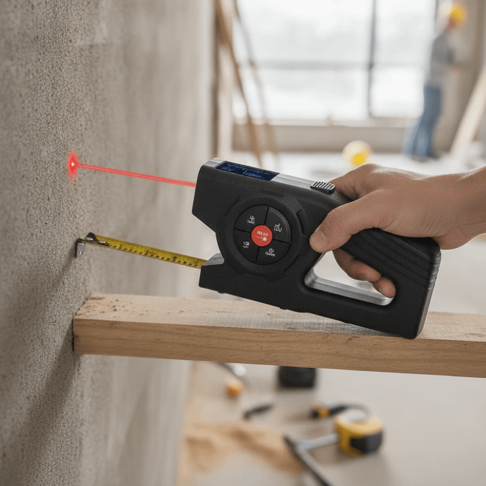 Pengukur Laser 3-in-1, Meteran - Industrial Laser Distance Sensor ulasan dan harga