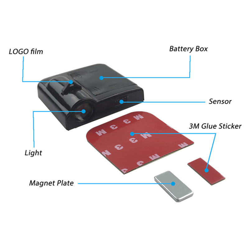 1 Buah Lampu Logo Pintu Mobil  - Industrial Laser Projection ulasan dan harga