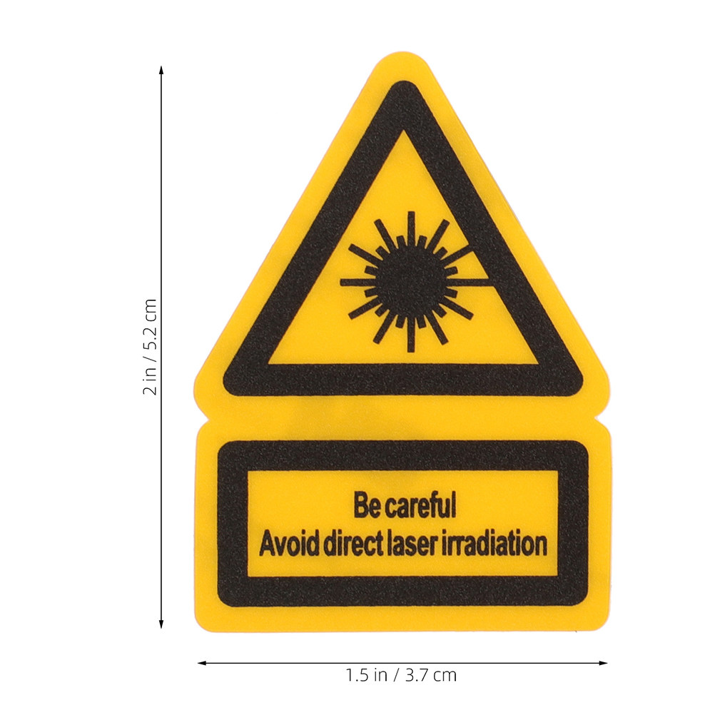 2 Buah Label Peringatan Laser  - Industrial Lasers ulasan dan harga