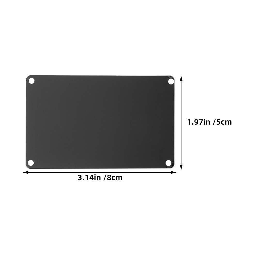 10Pcs Papan Nama Kosong Alumin - Industrial Print & Laser Inc ulasan dan harga