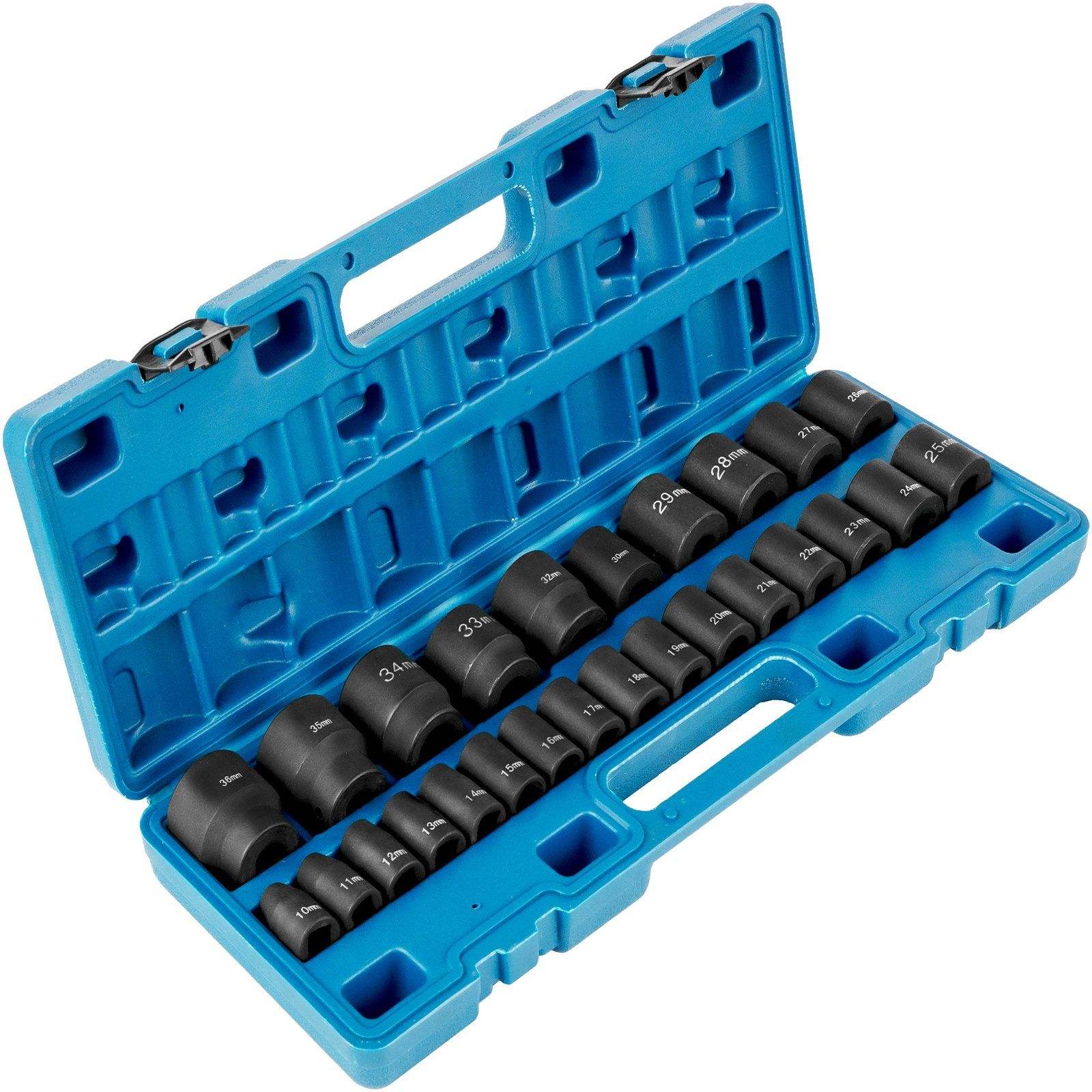 Set Soket Impact Metrik, Baja  - Industrial Laser Etching ulasan dan harga