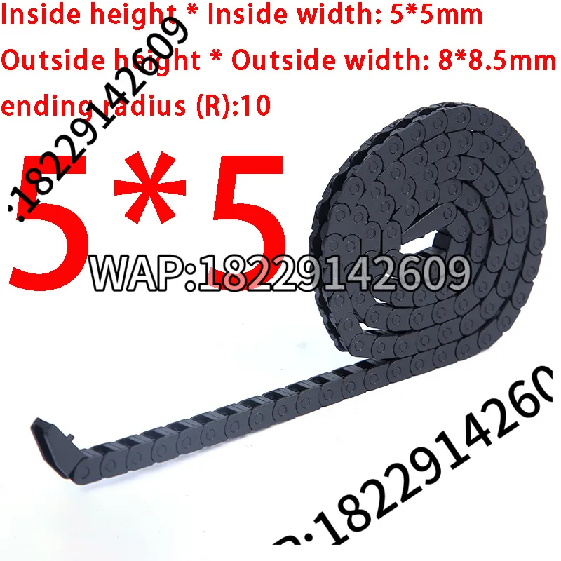 Rantai Kabel Mesin Nylon 1M 5* - Drag Chain Cnc ulasan dan harga